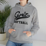 Gildan Unisex Heavy Blend™ Hooded Sweatshirt 18500 - Griz Softball