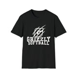 Gildan Unisex Softstyle T-Shirt 64000 - Grizzly Softball