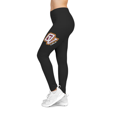 Women's Casual Leggings (Black) - OV Softball