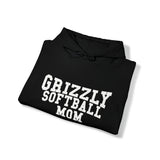 Gildan Unisex Heavy Blend™ Hooded Sweatshirt 18500 - Grizzly Softball Mom