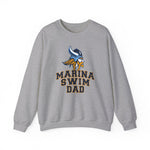 Gildan Unisex Heavy Blend™ Crewneck Sweatshirt 18000 - Marina Swim Dad