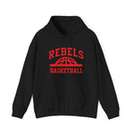 Gildan Unisex Heavy Blend™ Hooded Sweatshirt 18500 - Rebels Basketball (Optional)