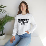 Gildan Unisex Heavy Blend™ Crewneck Sweatshirt 18000 - Grizzly Softball Mom