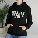 Gildan Unisex Heavy Blend™ Hooded Sweatshirt 18500 - Grizzly Softball Mom