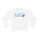 Jerzees Unisex NuBlend® Crewneck Sweatshirt 562MR - Bluebird (front)/Leaders (back)