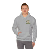 Gildan Unisex Heavy Blend™ Hooded Sweatshirt 18500 - Edison BB (Front)/Bolt (Back)