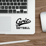 Die-Cut Stickers - Griz Softball