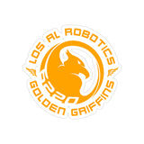 Die-Cut Transparent Stickers - Los Al Robotics