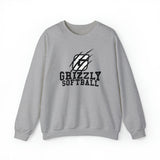 Gildan Unisex Heavy Blend™ Crewneck Sweatshirt 18000 - Grizzly Softball