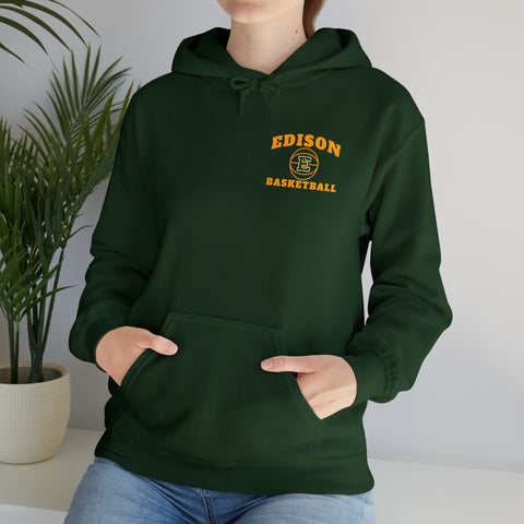 Gildan Unisex Heavy Blend™ Hooded Sweatshirt 18500 - Edison BB (Front)/Bolt (Back)