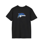 Gildan Unisex Softstyle T-Shirt 64000 - HCS Soccer (Front)/Dolphin (Back)