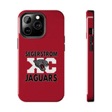 Tough iPhone Cases (Red) - Segerstrom XC Jaguars