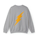 Gildan Unisex Heavy Blend™ Crewneck Sweatshirt 18000 - Edison BB (Front)/Bolt (Back)