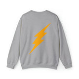 Gildan Unisex Heavy Blend™ Crewneck Sweatshirt 18000 - Edison BB (Front)/Bolt (Back)