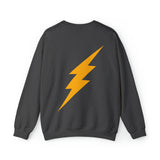 Gildan Unisex Heavy Blend™ Crewneck Sweatshirt 18000 - Edison BB (Front)/Bolt (Back)