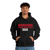 Gildan Unisex Heavy Blend™ Hooded Sweatshirt 18500 - Warriors Track and Field Dad