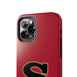 iPhone/Samsung Tough Cases (Red) - S