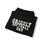 Gildan Unisex Heavy Blend™ Hooded Sweatshirt 18500 - Grizzly Softball Dad