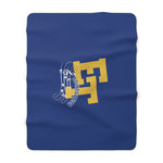 Sherpa Fleece Blanket (Blue) - ET Soundsation