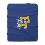 Sherpa Fleece Blanket (Blue) - ET Soundsation