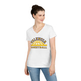 Gildan Ladies' V-Neck T-Shirt 5V00L - Valencia Basketball