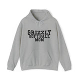 Gildan Unisex Heavy Blend™ Hooded Sweatshirt 18500 - Grizzly Softball Mom