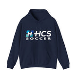 Gildan Unisex Heavy Blend™ Hooded Sweatshirt 18500 - HCS Soccer (Front)/Dolphin (Back)