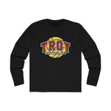 Next Level Men's Long Sleeve Crew Tee 3601 - Troy BWP (front)/Warrior (back)