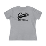 Bella+Canvas Ladies' Premium Tee 6400 - Griz Softball