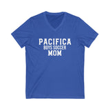 Bella+Canvas Unisex Jersey Short Sleeve V-Neck Tee 3005 - Pacifica Boys Soccer Mom