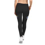 Women's Casual Leggings (Black) - VHS Flag Football