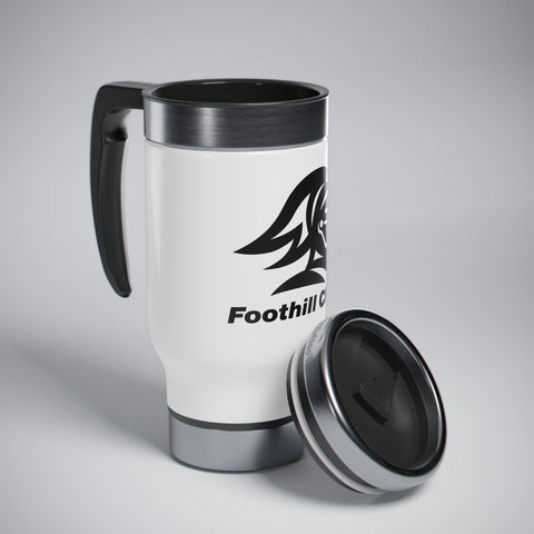 Stainless Steel Travel Mug with Handle, 14oz - Foothill Choir