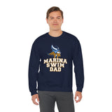 Gildan Unisex Heavy Blend™ Crewneck Sweatshirt 18000 - Marina Swim Dad