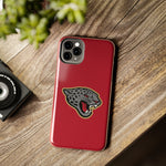 iPhone/Samsung Tough Cases (Red) - Jaguar