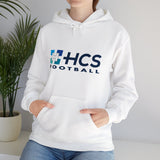 Gildan Unisex Heavy Blend™ Hooded Sweatshirt 18500 - HCS Football (Front)/Dolphin (Back)