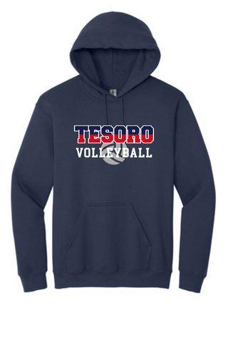 Gildan Unisex Heavy Blend™ Hooded Sweatshirt 18500 - Tesoro Volleyball