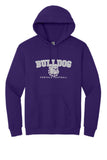 Gildan Unisex Heavy Blend Hooded Sweatshirt 18500 - Bulldog Football