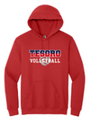 Gildan Unisex Heavy Blend™ Hooded Sweatshirt 18500 - Tesoro Volleyball