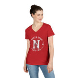 Gildan Ladies' V-Neck T-Shirt 5V00L - North High School Choirs