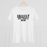 Bella+Canvas Ladies' Premium Tee 6400 - Grizzly Softball Mom