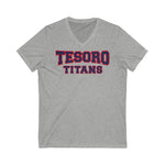 Bella+Canvas Unisex Jersey Short Sleeve V-Neck Tee 3005 - Tesoro Titans