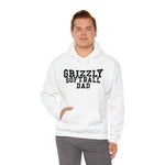 Gildan Unisex Heavy Blend™ Hooded Sweatshirt 18500 - Grizzly Softball Dad