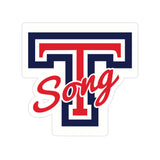 Die-Cut Transparent Stickers - T Song