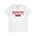 Bella+Canvas Unisex Jersey Short Sleeve V-Neck Tee 3005 - Warriors Track and Field Mom