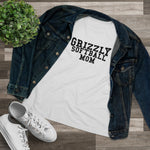 Bella+Canvas Ladies' Premium Tee 6400 - Grizzly Softball Mom