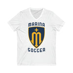 Bella+Canvas Unisex Jersey Short Sleeve V-Neck Tee 3005 - Marina Soccer