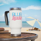 Stainless Steel Travel Mug with Handle, 14oz - Bluebird Leaders