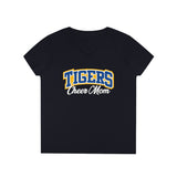 Gildan Ladies' V-Neck T-Shirt 5V00L - Tigers Cheer Mom