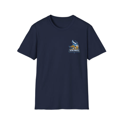 Gildan Unisex Softstyle T-Shirt 64000 - Viking (front)/Marina Swim (back)
