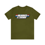 Bella+Canvas Unisex Jersey Short-Sleeve Tee 3001 - Heroes & Legends